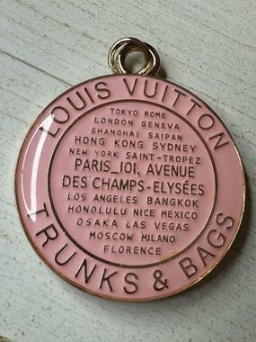 Louis Vuitton Trunks & Bags Pink Charm Pendant